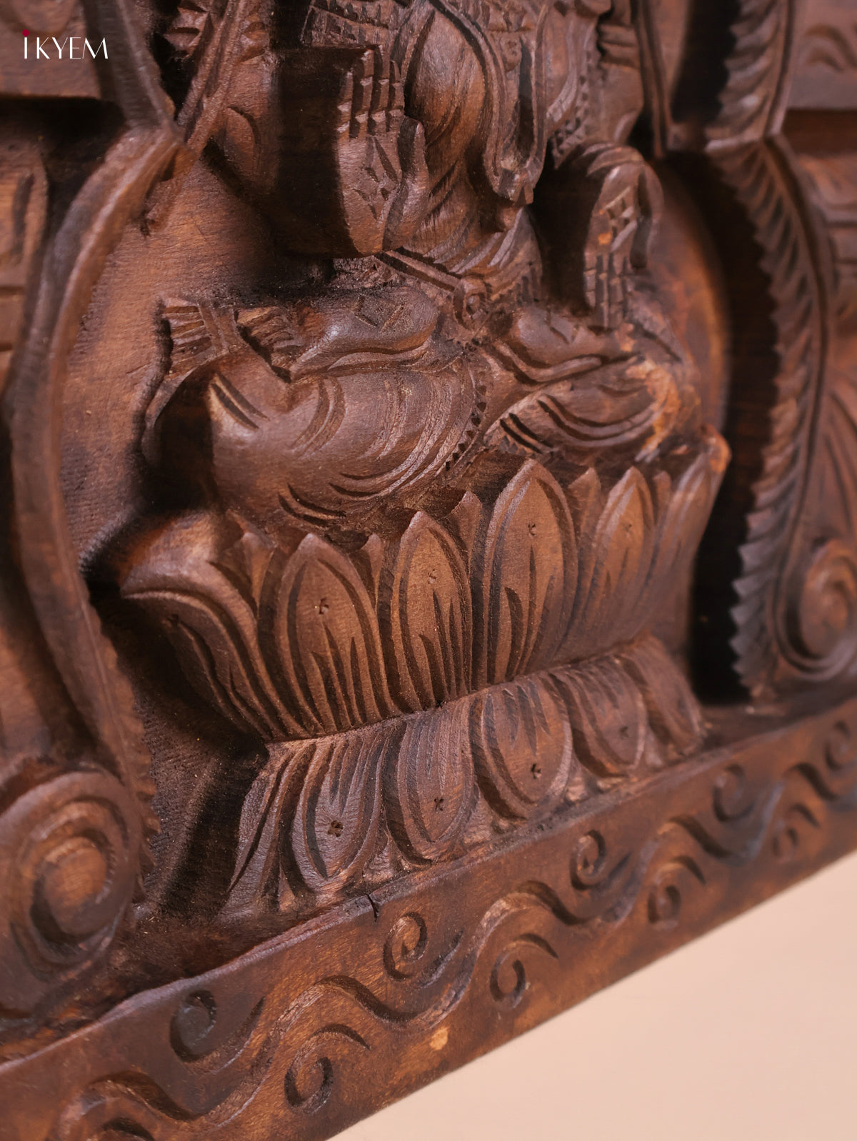 Wooden Hand Carved Lakshmi Gopuram (16x24)