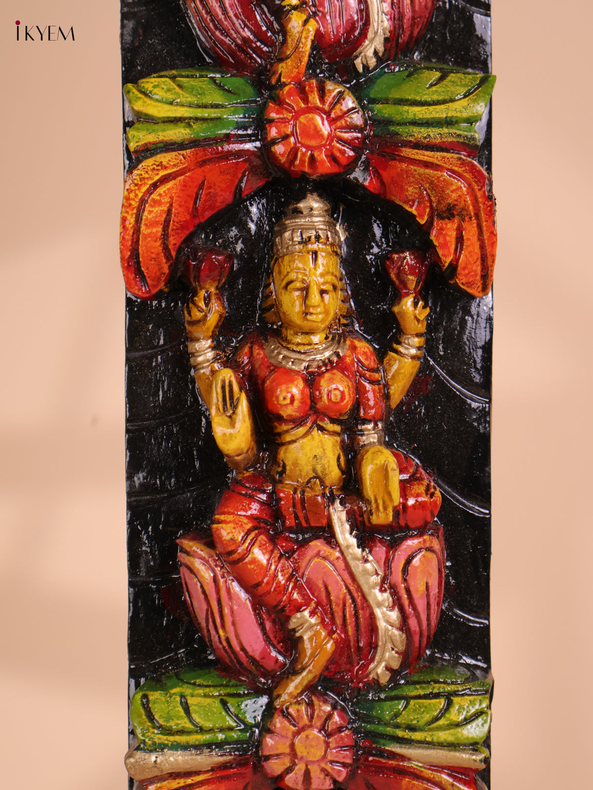 Wooden Hand Carved Painted Mixed God Vertical (42x5)
