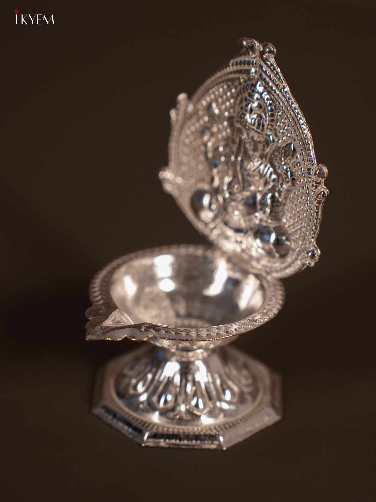 German Silver Ganesha Deepam -2