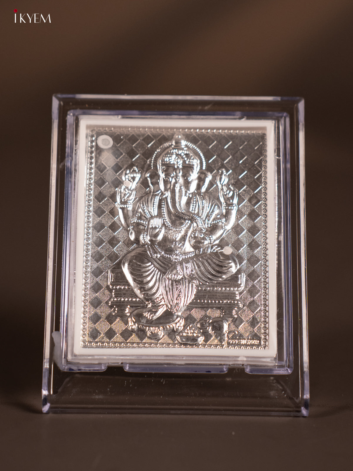 German Silver Ganesha Photo frame/stand