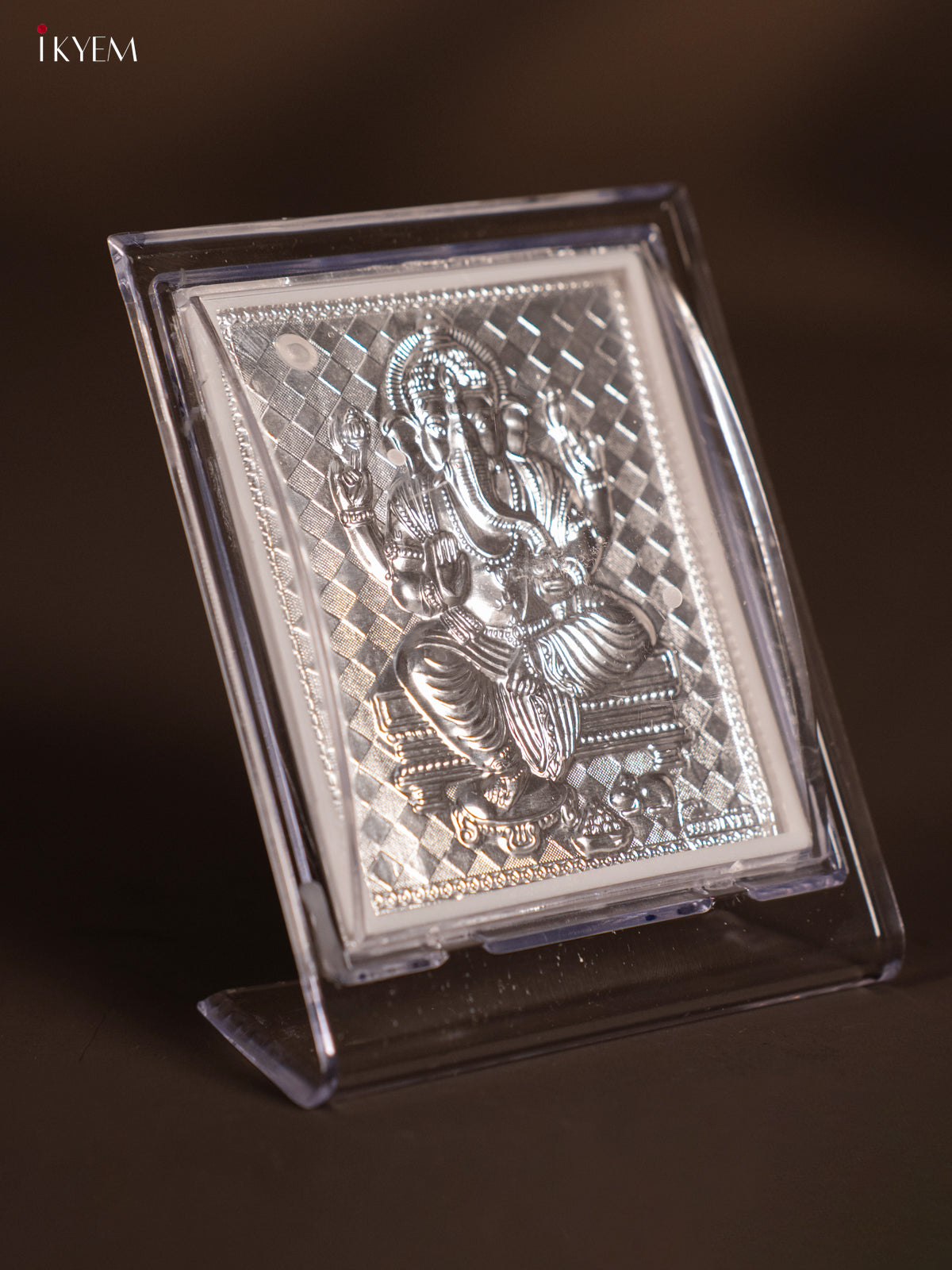 German Silver Ganesha Photo frame/stand -1