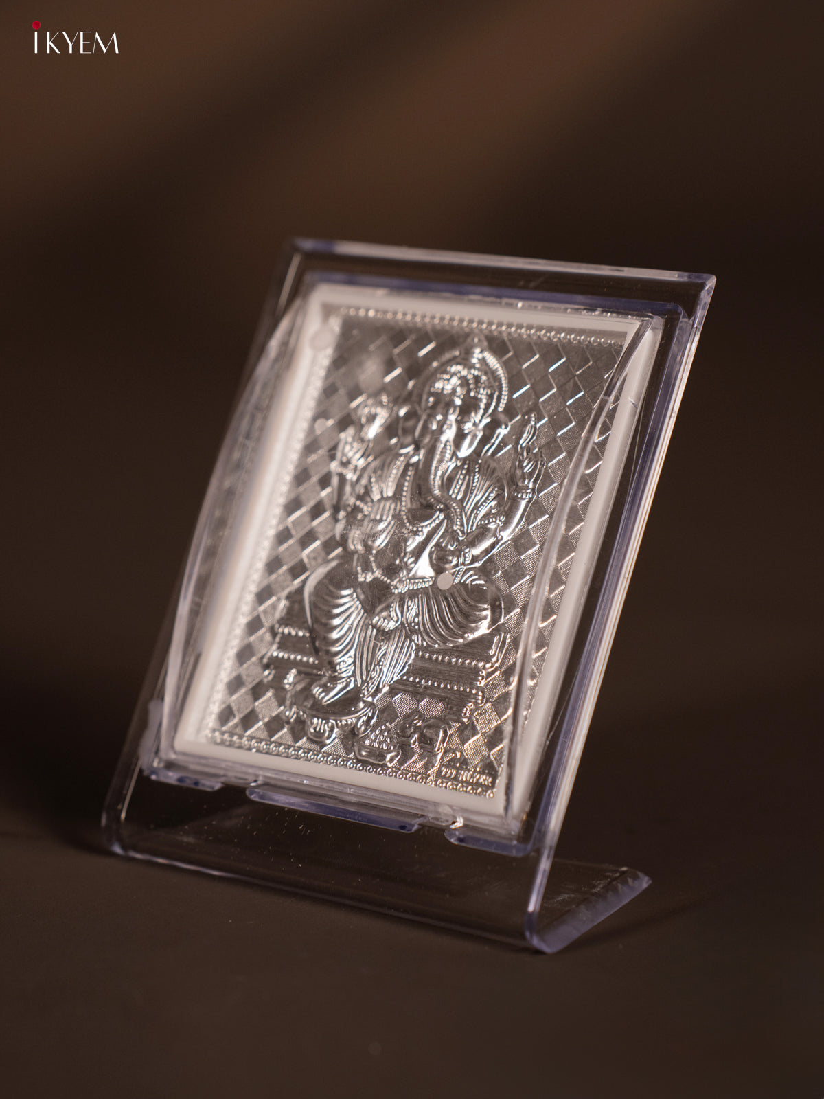 German Silver Ganesha Photo frame/stand-3