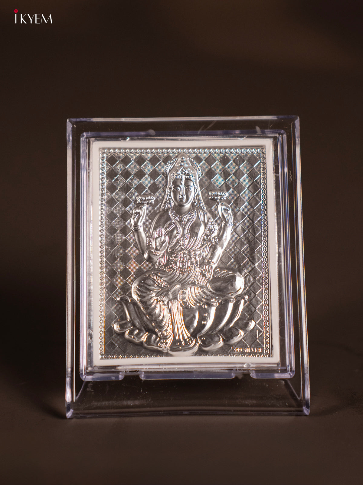 German Silver Lakshmi Photo frame/stand