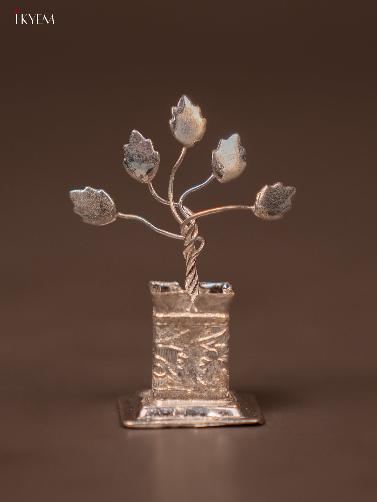 Small Sized German Silver Tulasi maadam