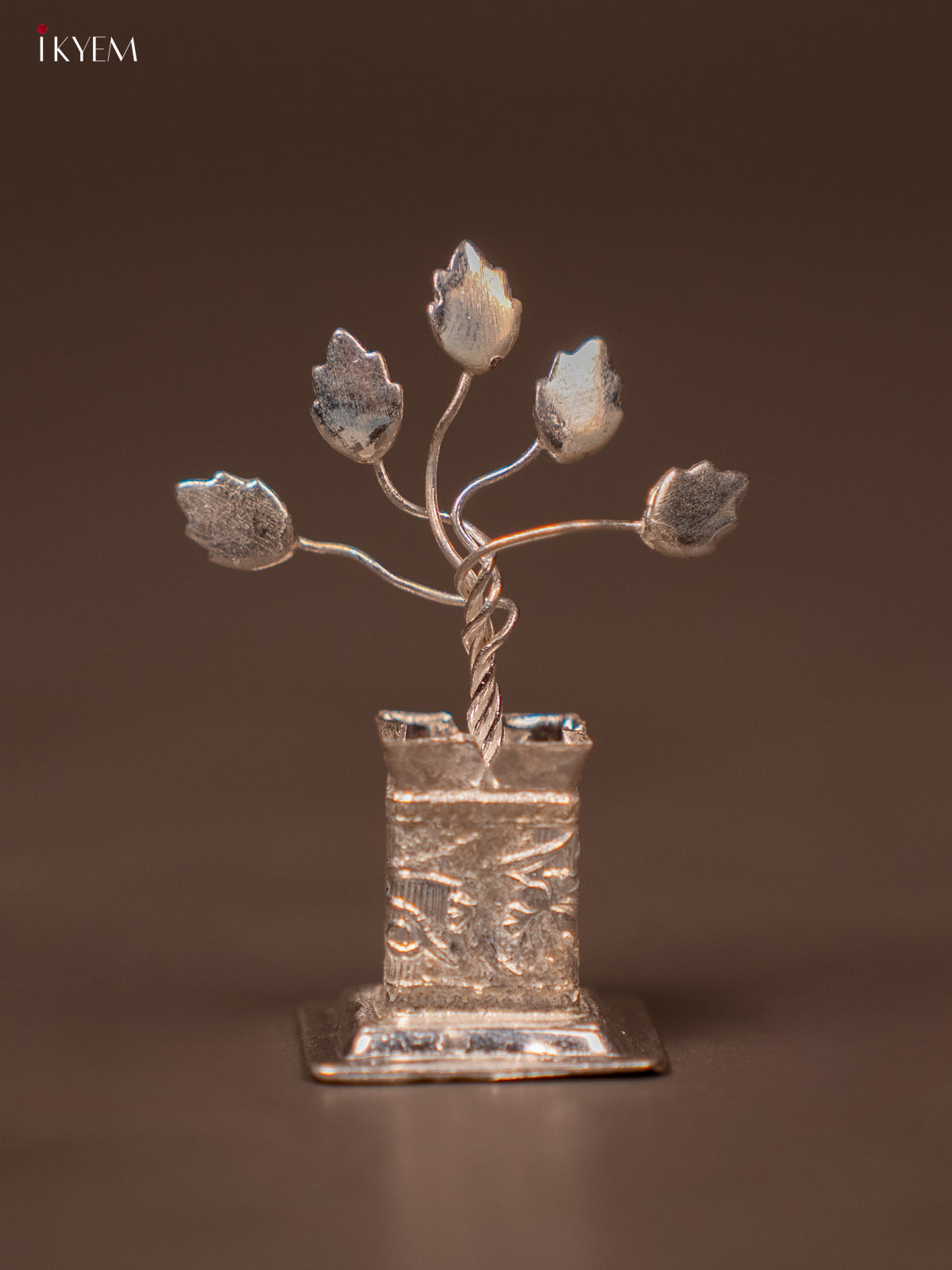 Small Sized German Silver Tulasi maadam