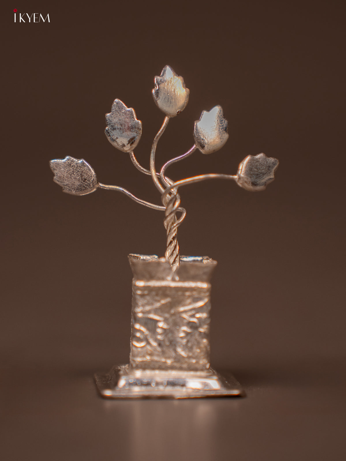 Small Sized German Silver Tulasi maadam -2