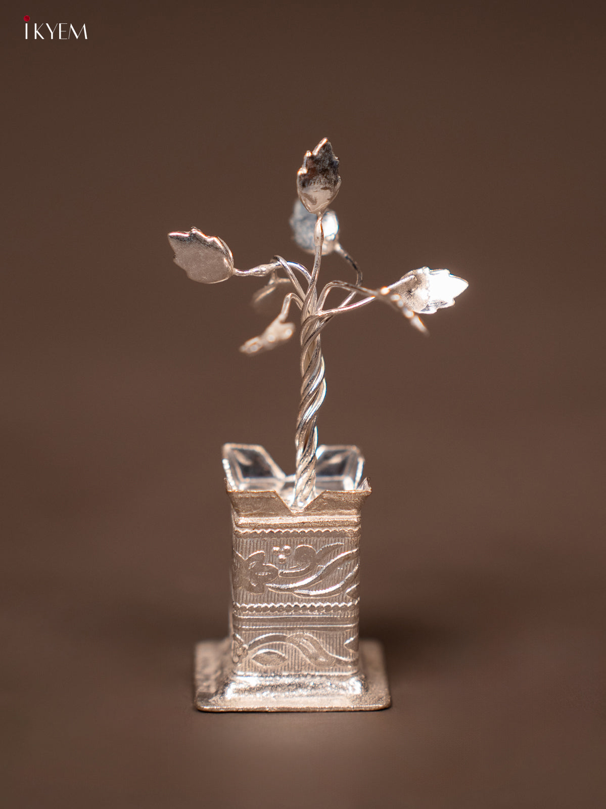 Medium Sized German Silver Tulasi maadam