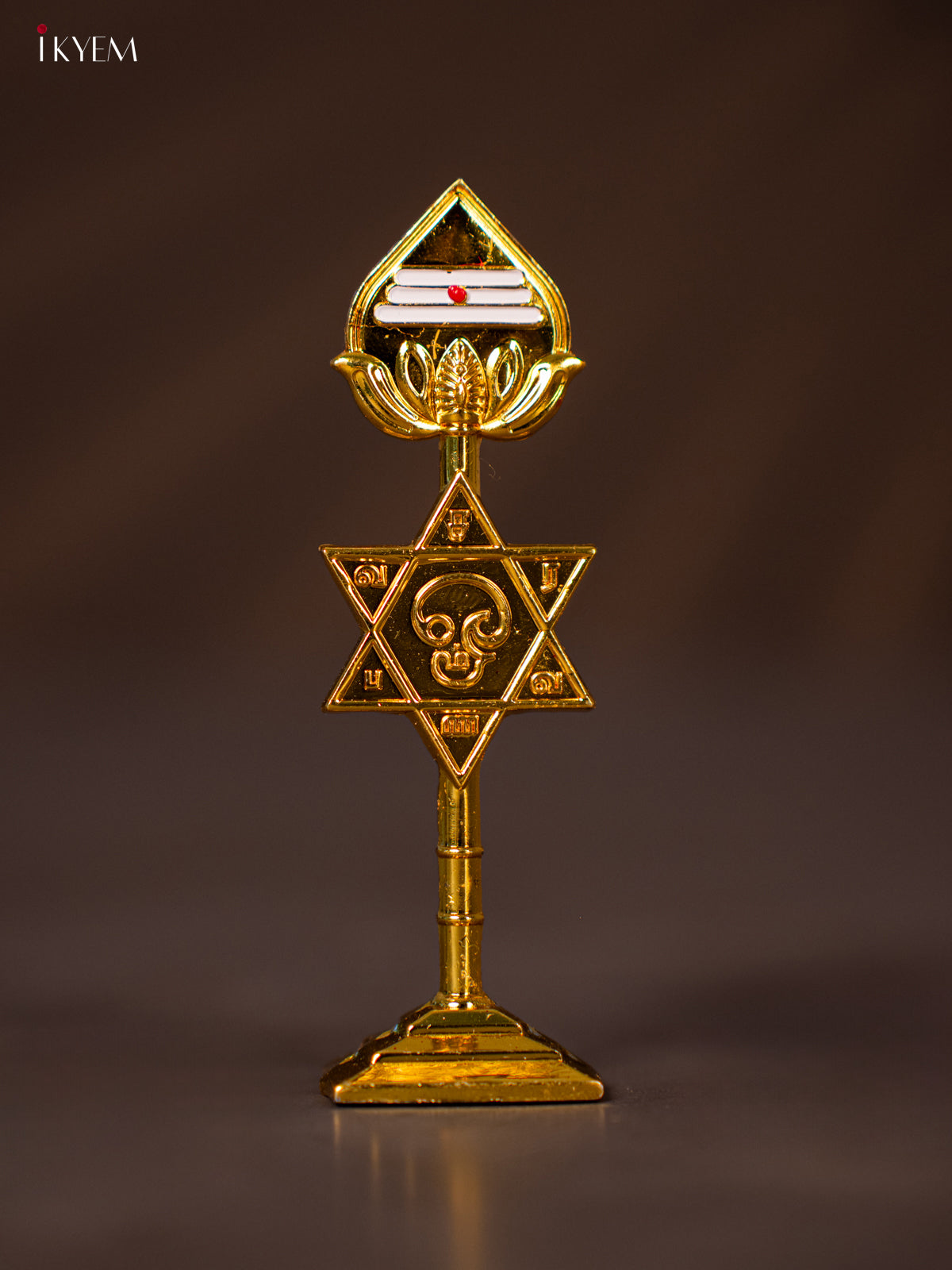 Auspicious Gold Plated OM Vel