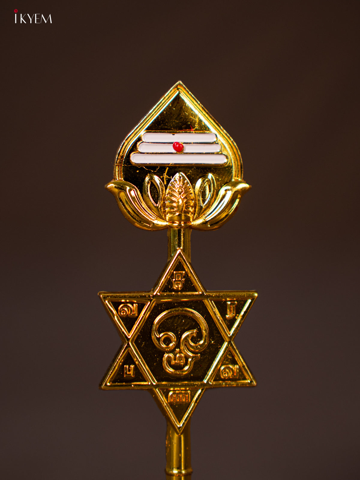 Auspicious Gold Plated OM Vel -2