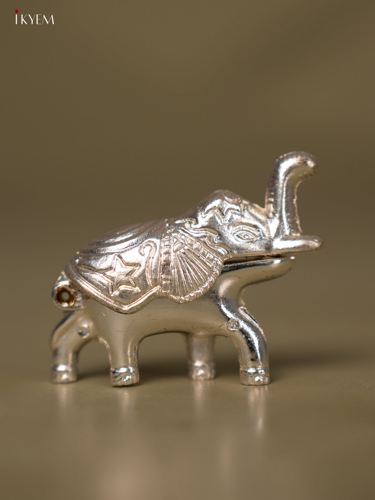 Beautiful Silver Plated Elephant Kumkum Holder -1
