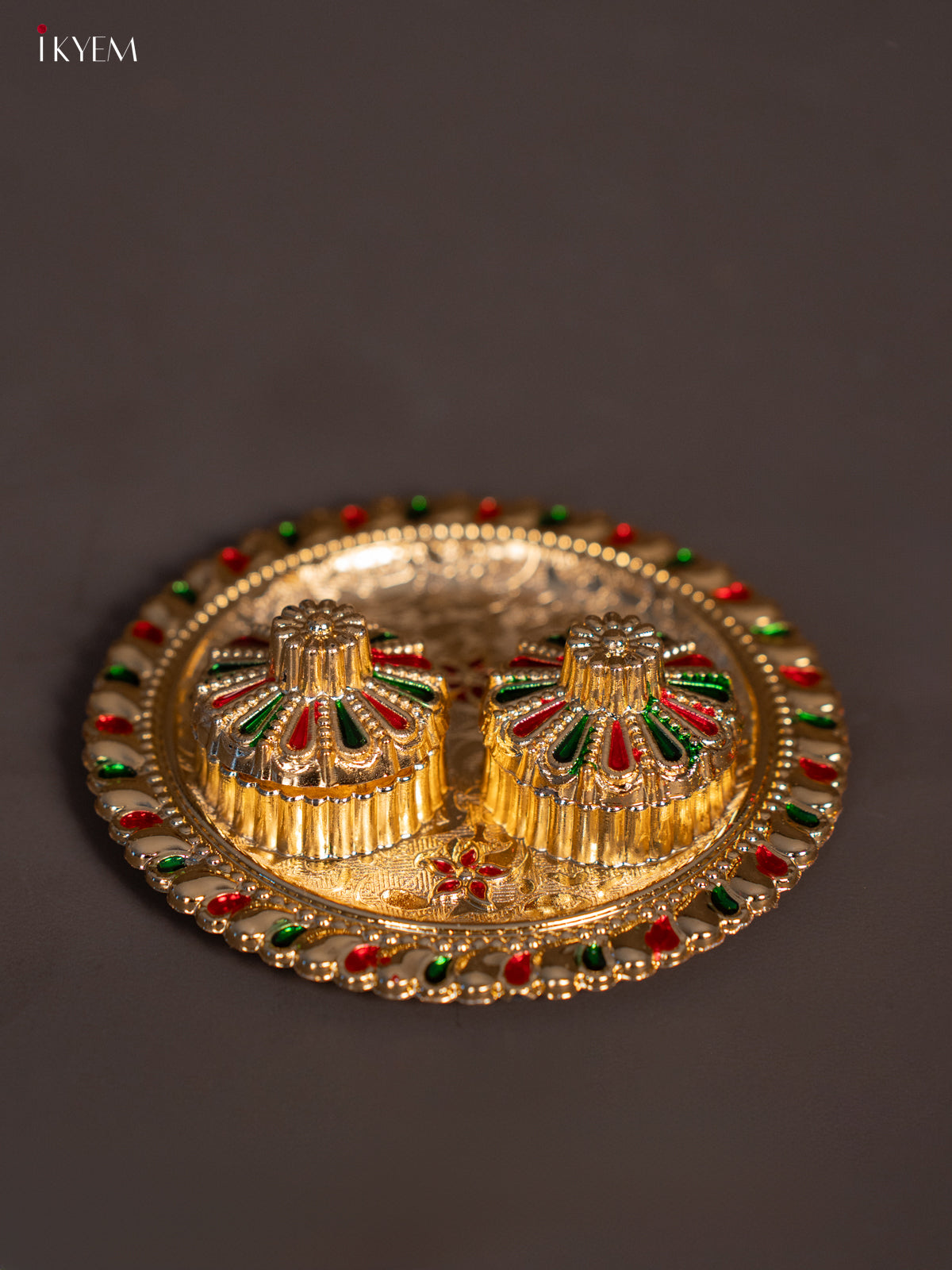 Meenakari Haldi Kumkum Holder