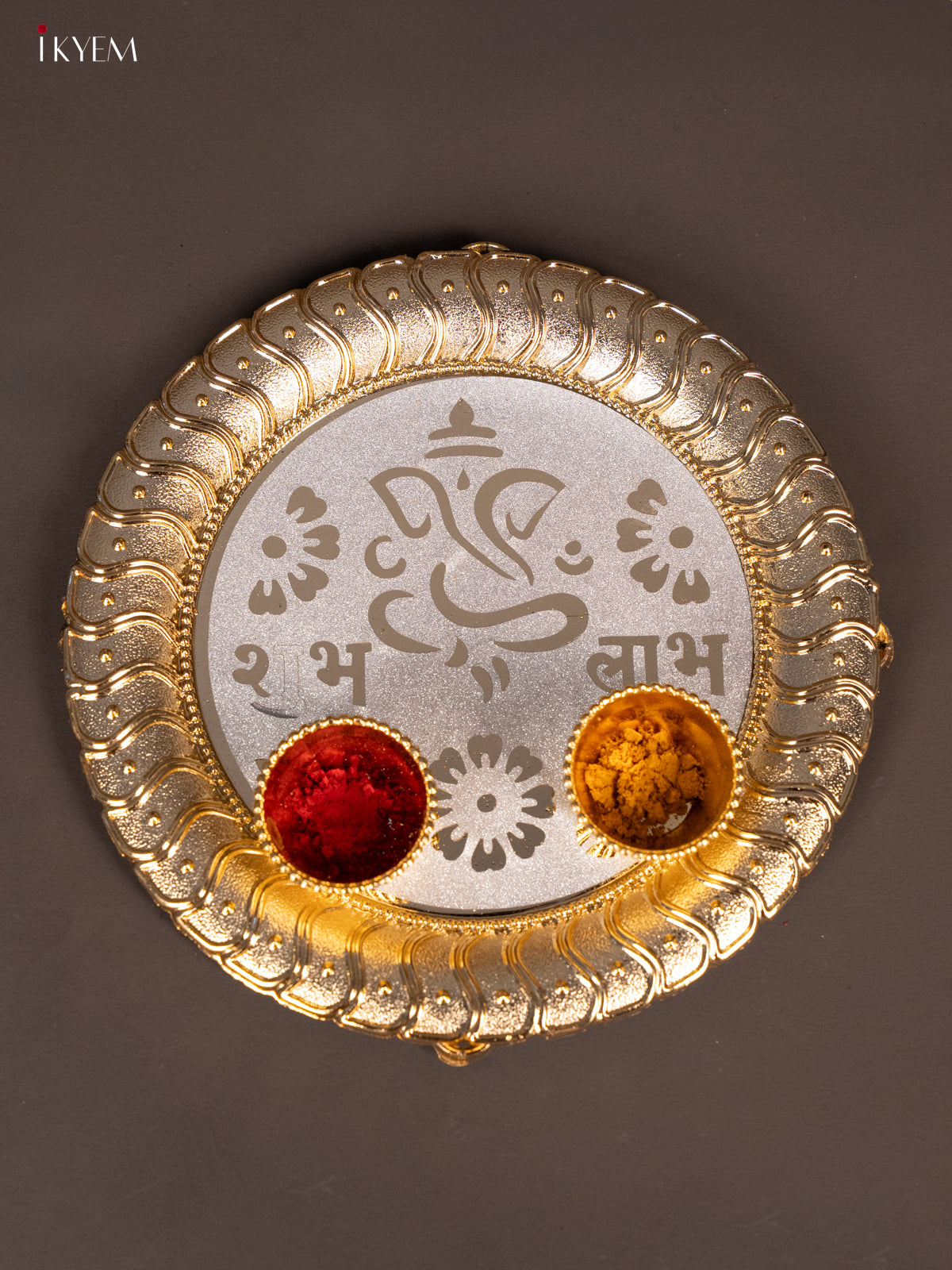 Ganesha Printed Haldi Kumkum Holder