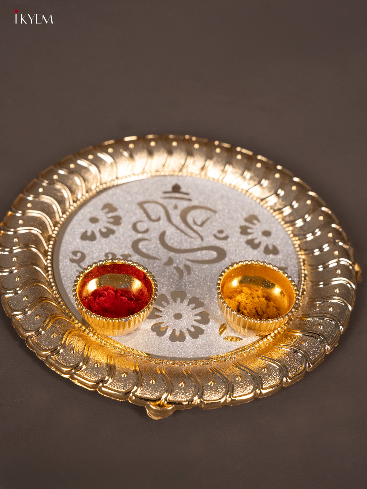 Ganesha Printed Haldi Kumkum Holder -1