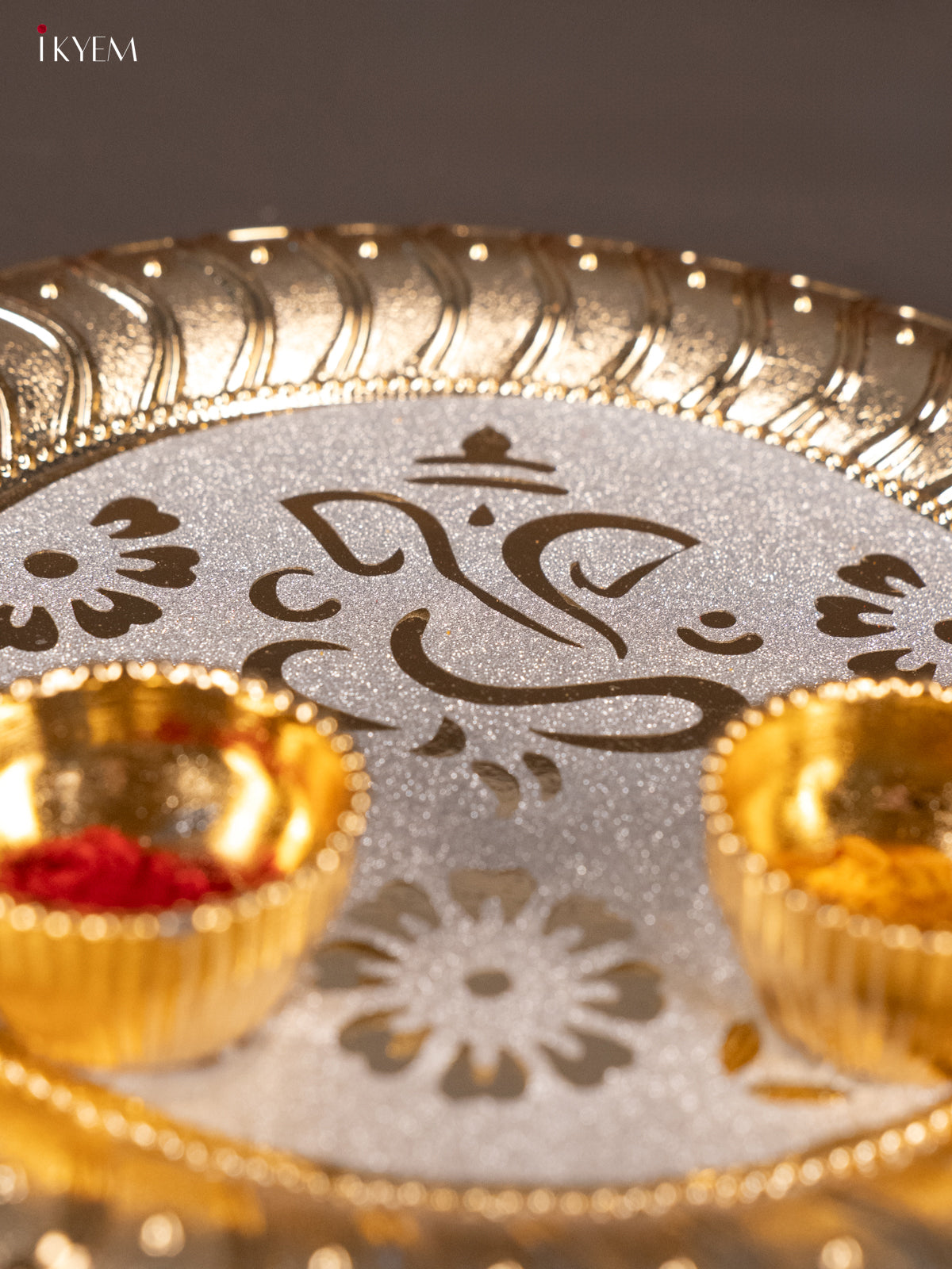 Ganesha Printed Haldi Kumkum Holder -2