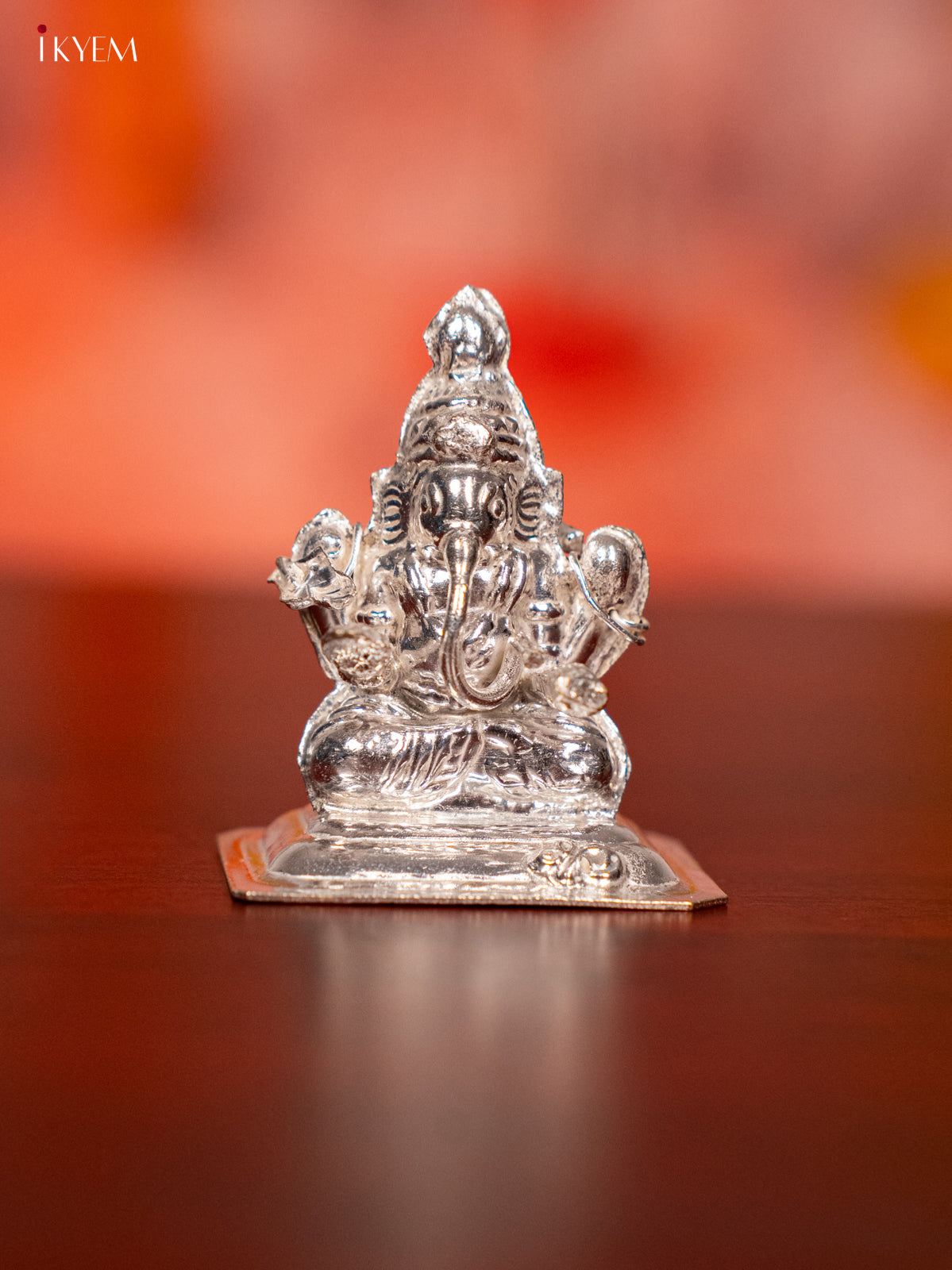 Grand German Silver Pooja Thali Set With Ganesha & Lakshmi Idols -1