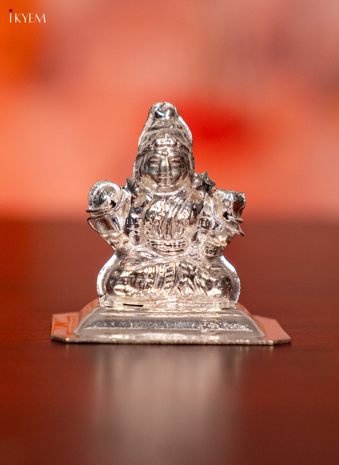 Grand German Silver Pooja Thali Set With Ganesha & Lakshmi Idols -3