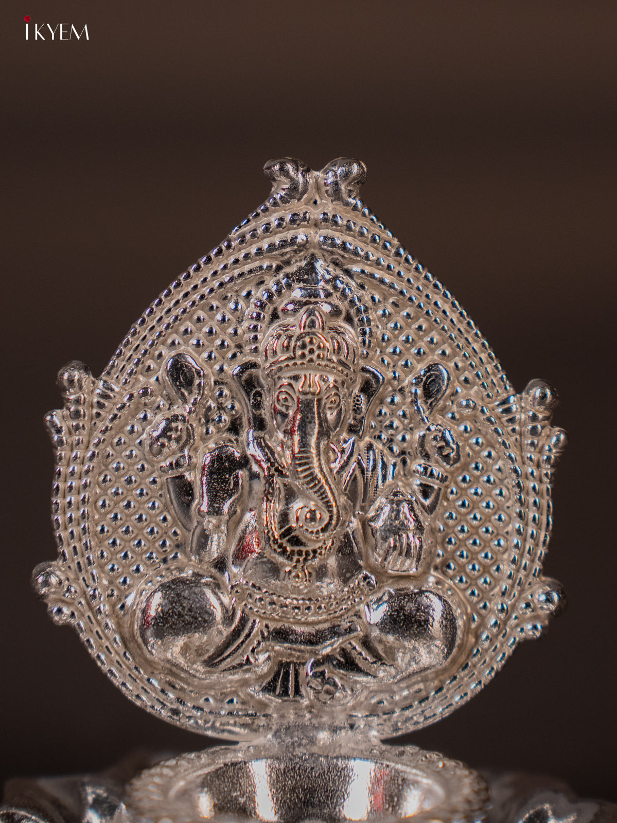 Exquisite German Silver Ganesha Diya -1