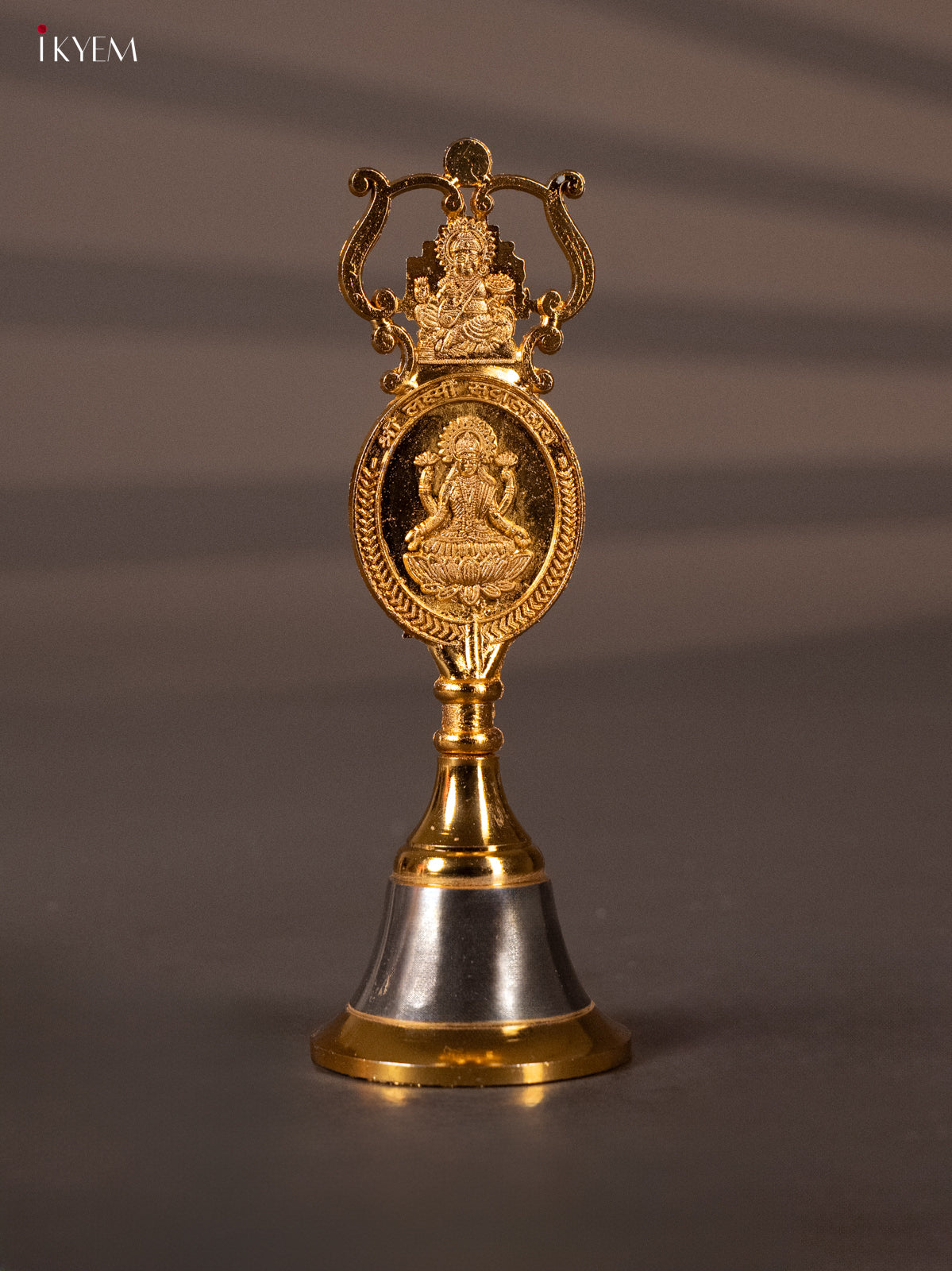 Exquisite Gold Plated Ganesha/lakshmi Bell