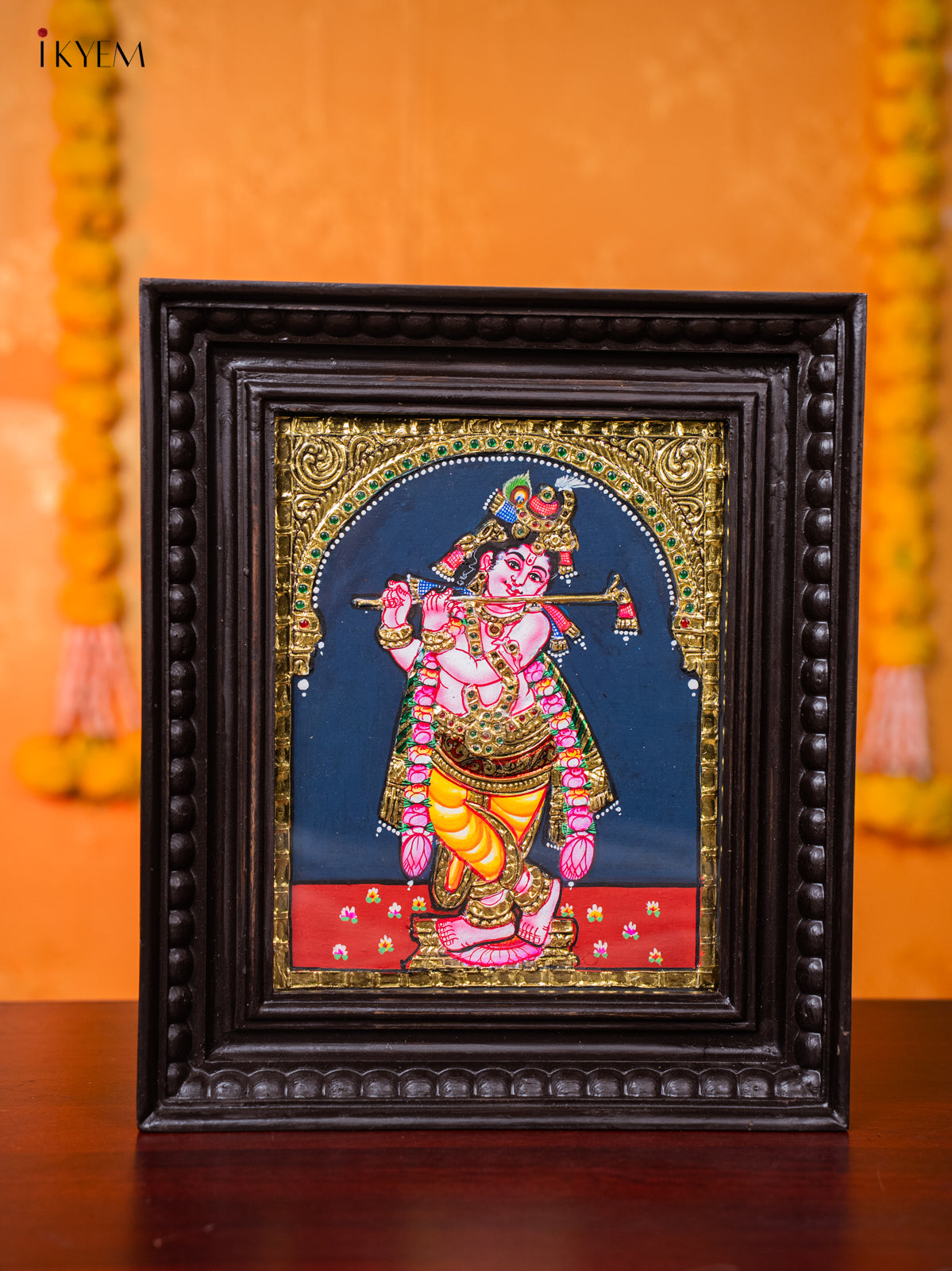 Enchanting BalaKrishna Tanjore painting
