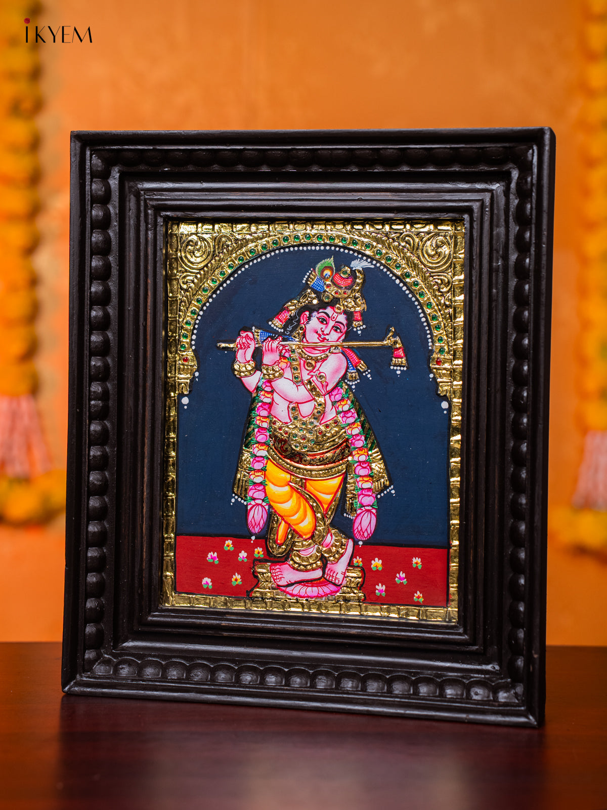 Enchanting BalaKrishna Tanjore painting 1