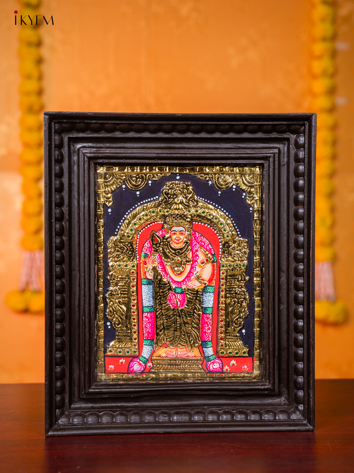 Elegant Lord Murugar Tanjore painting