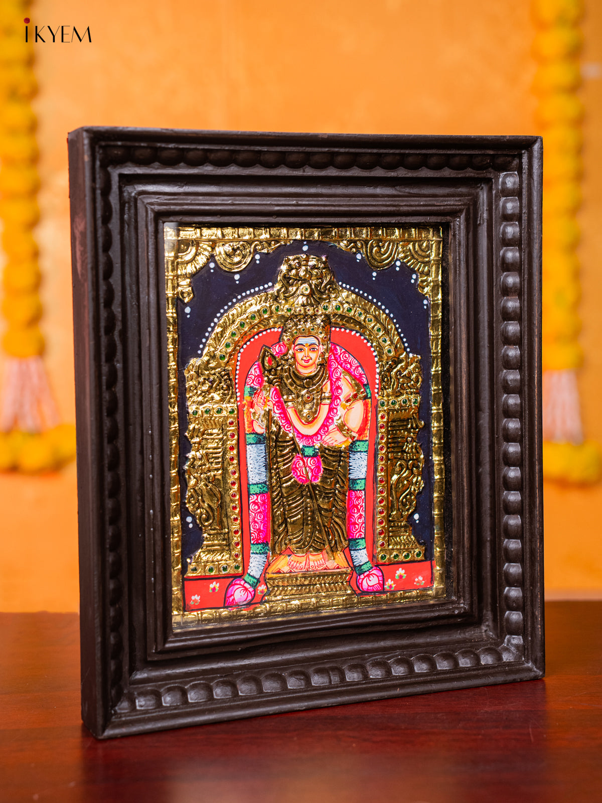 Elegant Lord Murugar Tanjore painting 4
