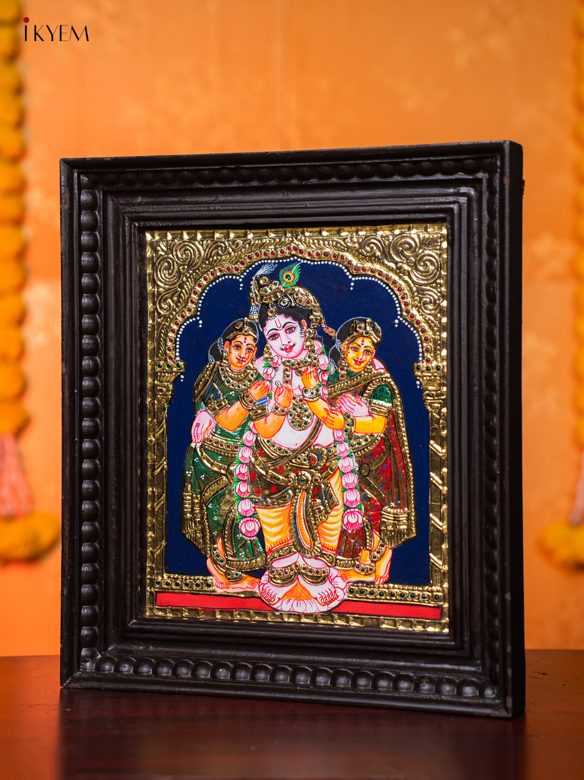 Krishna Tanjore painting 1