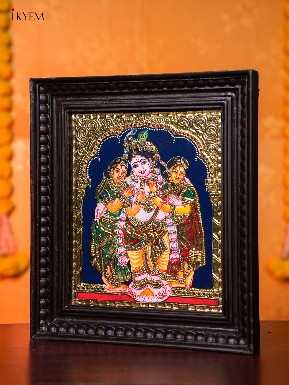 Krishna Tanjore painting 1