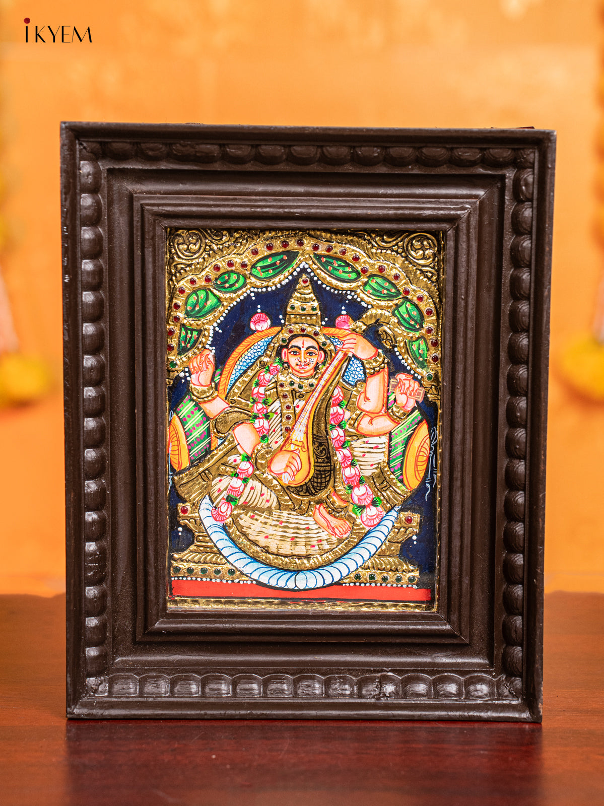 Saraswathi Tanjore Painting