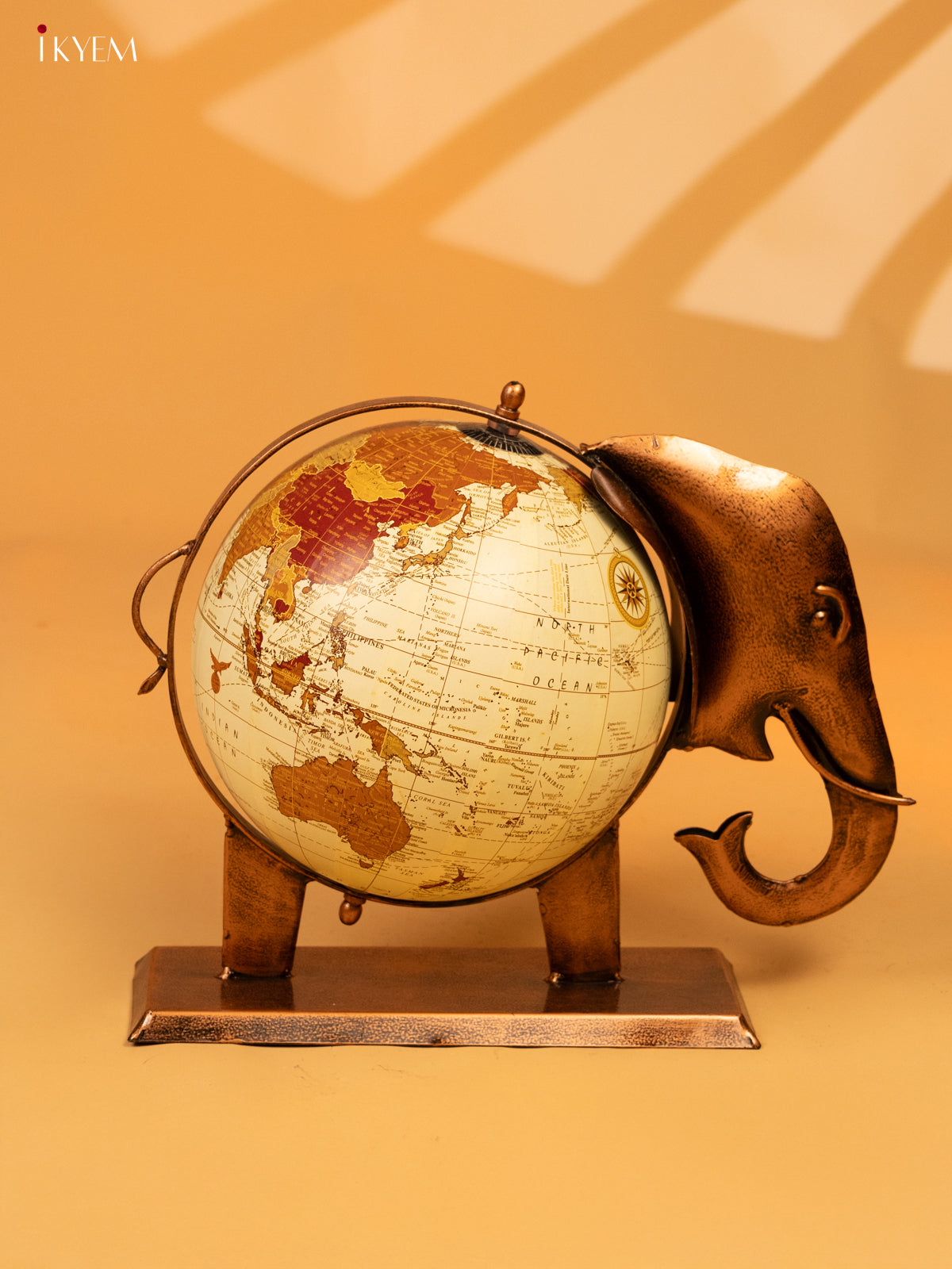 Metal Elephant Globe - Big - KL04127