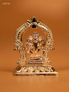 Silver Plated Ganesha Murti -3