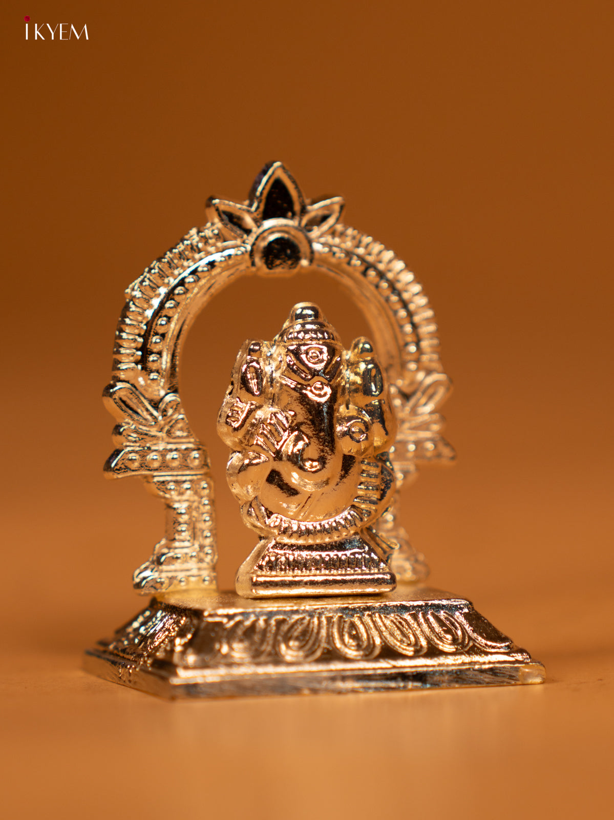 Silver Plated Ganesha Murti -2