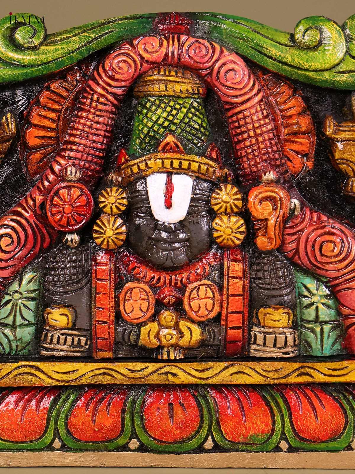 Luxurious Hand Carved Tirupathi Balaji Idol