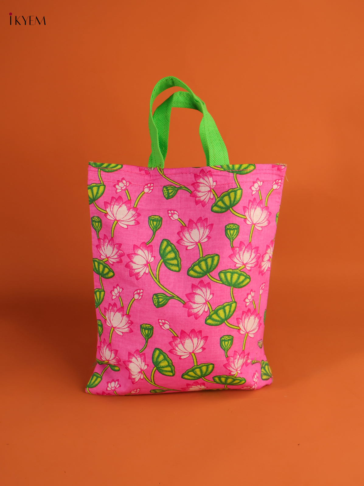 Magnificent Pink Favour Bag With Pichwai Lotus Print