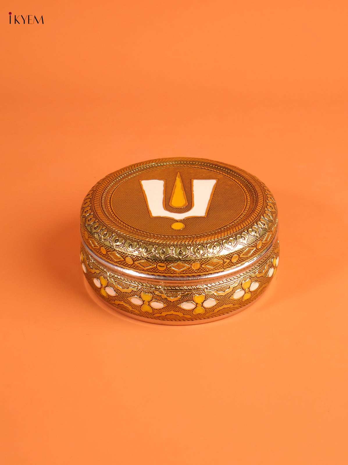 Meenakari Kitchen Storage Box With Namam Design Lid