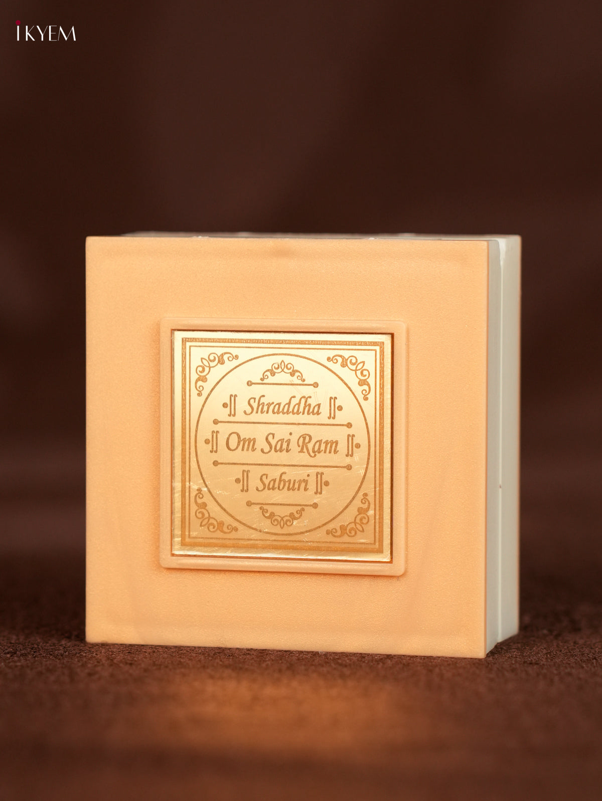 Paduka Box With Sai Baba's Picture & Footprints