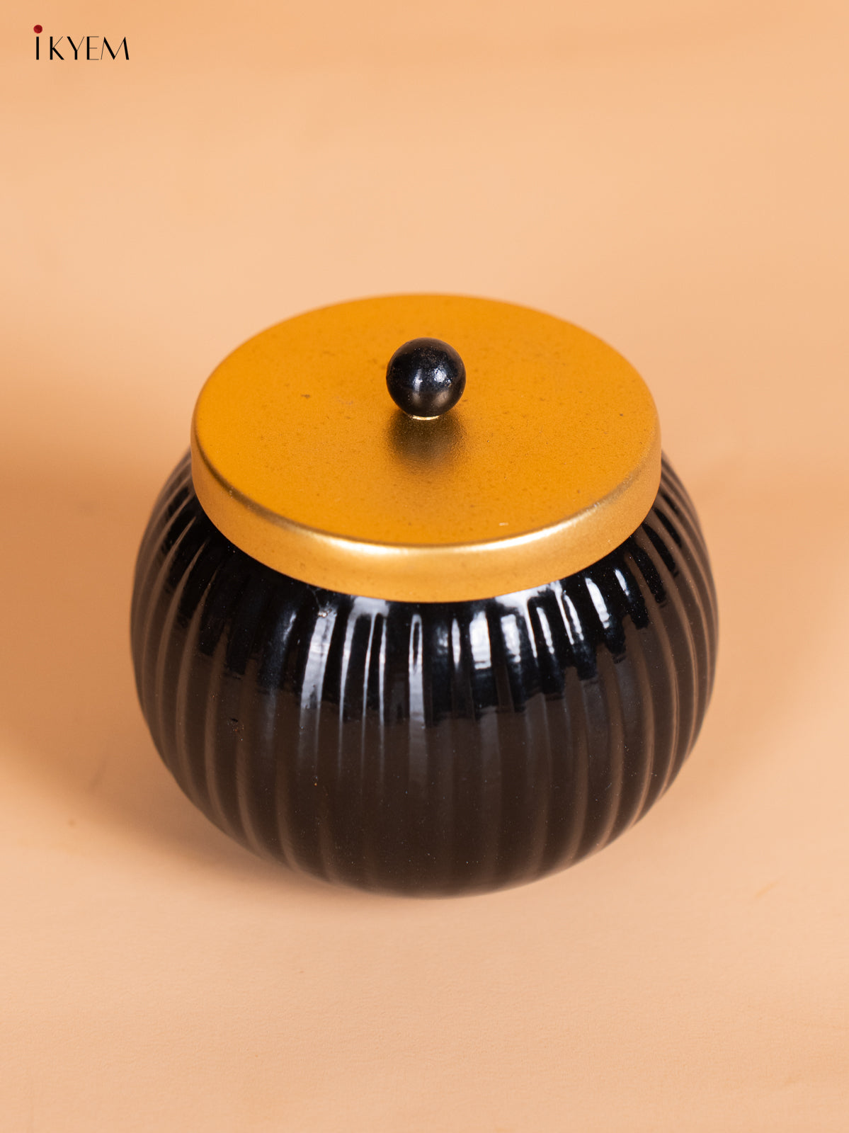 Stunning 3.5 Inch Metal Storage Box In Black