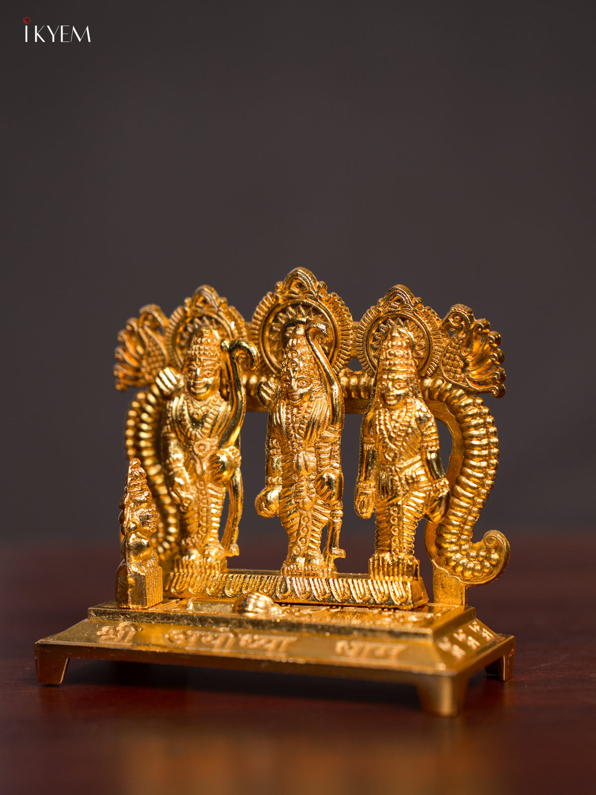 Stunning Gold Plated Ram Dharbar Idol 3
