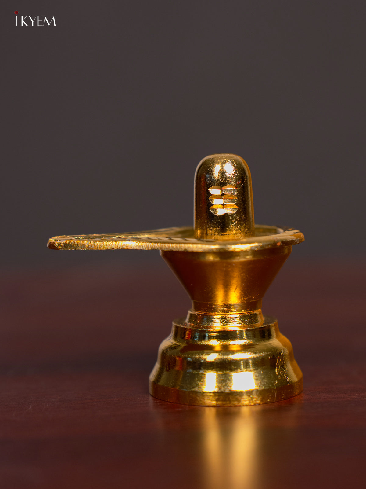 Traditional Gold Plated Shiva Lingam Idol