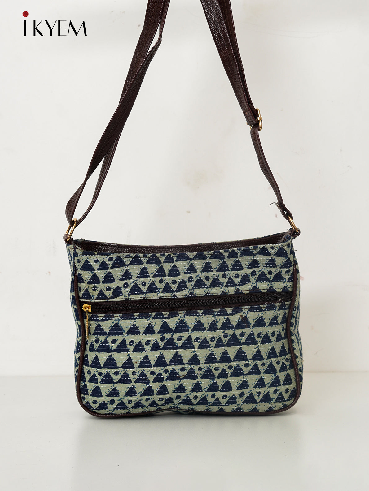 Blue- Ajrakh Handbag