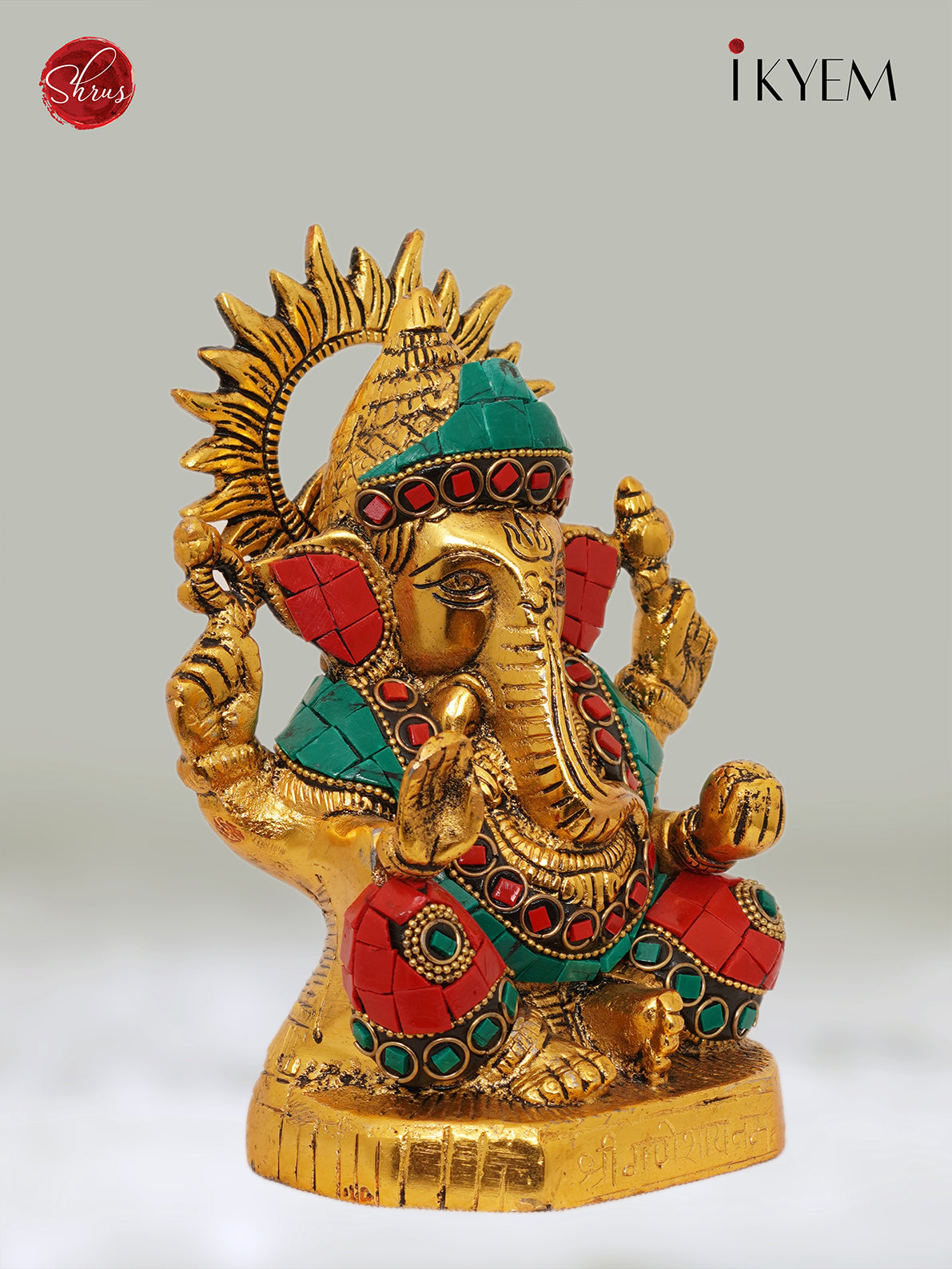 Ganesha with stone work - Return Gift