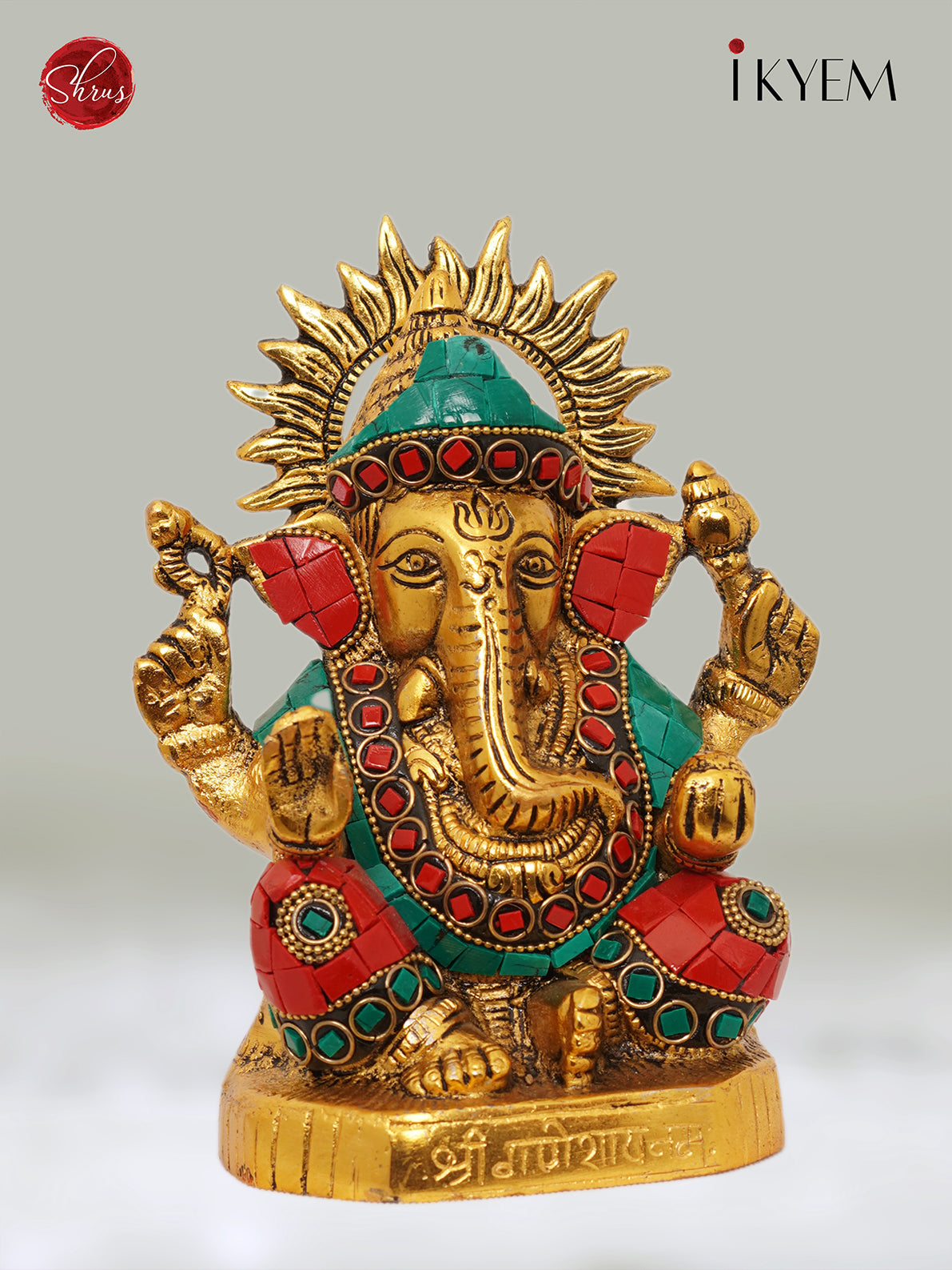 Ganesha with stone work - Return Gift