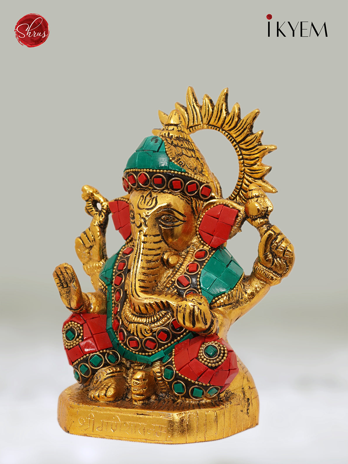 Ganesha with stone work - Return Gift