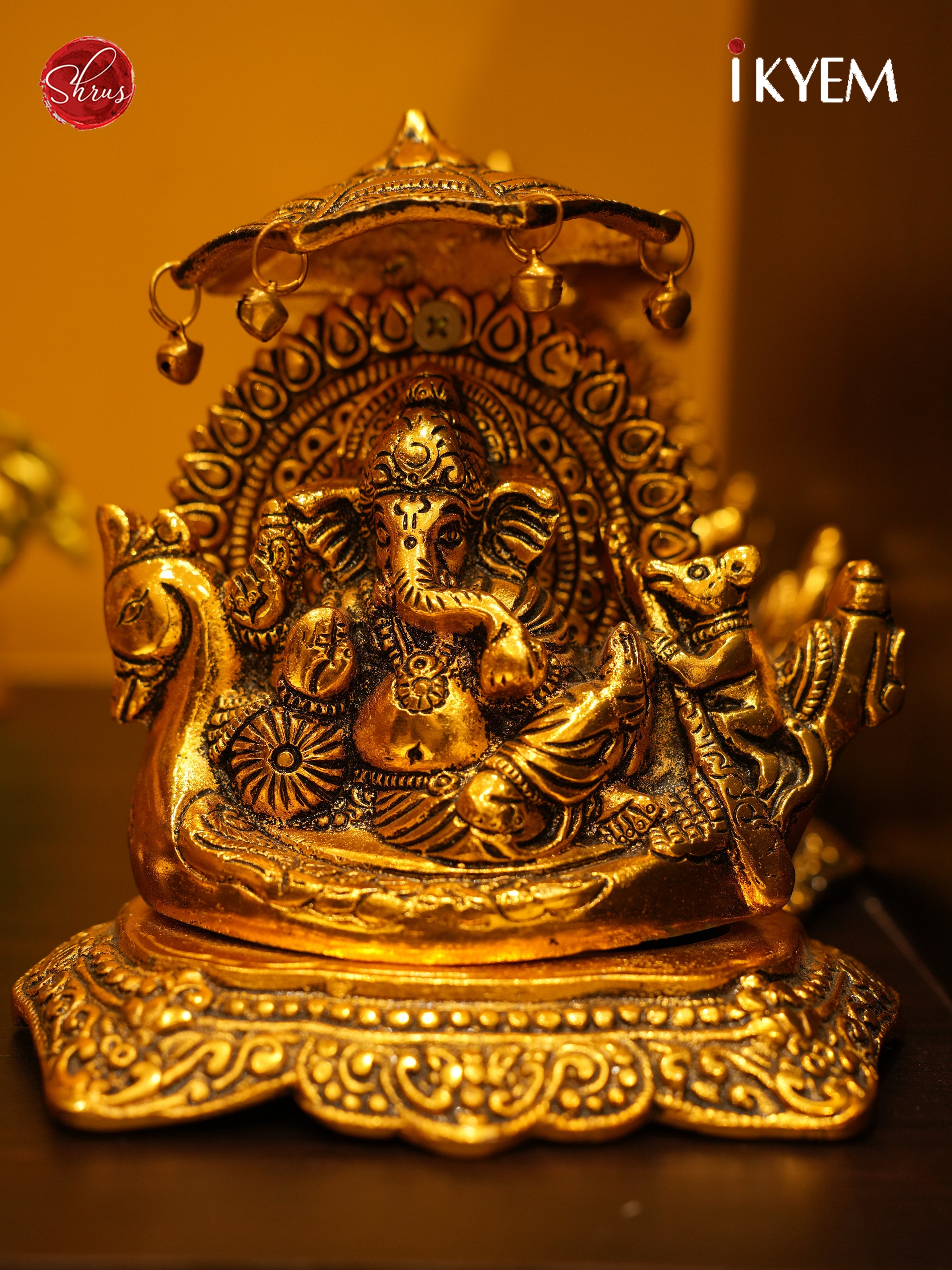 Lord Ganesha Idol - 5.5 Inch- 3E26121