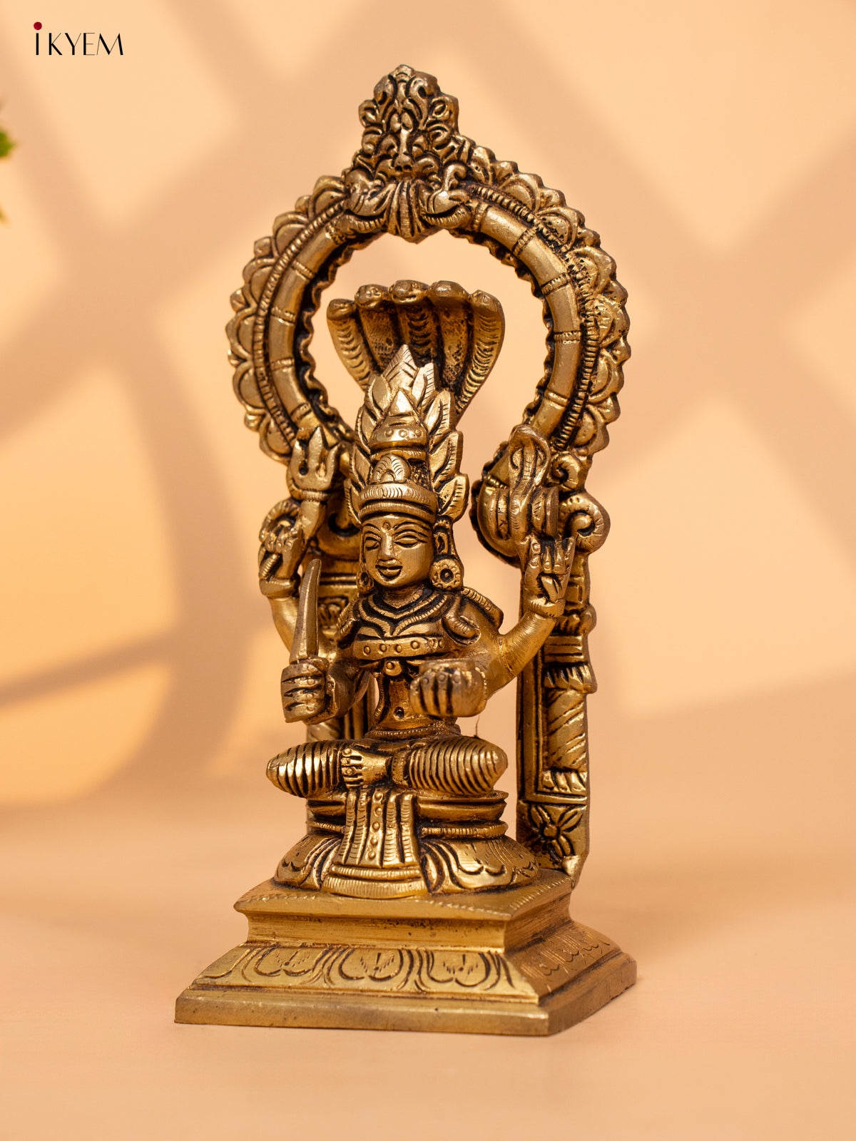 Goddess Kamakshi Idol Brass Idol - 7.2 Inch - 3E31191