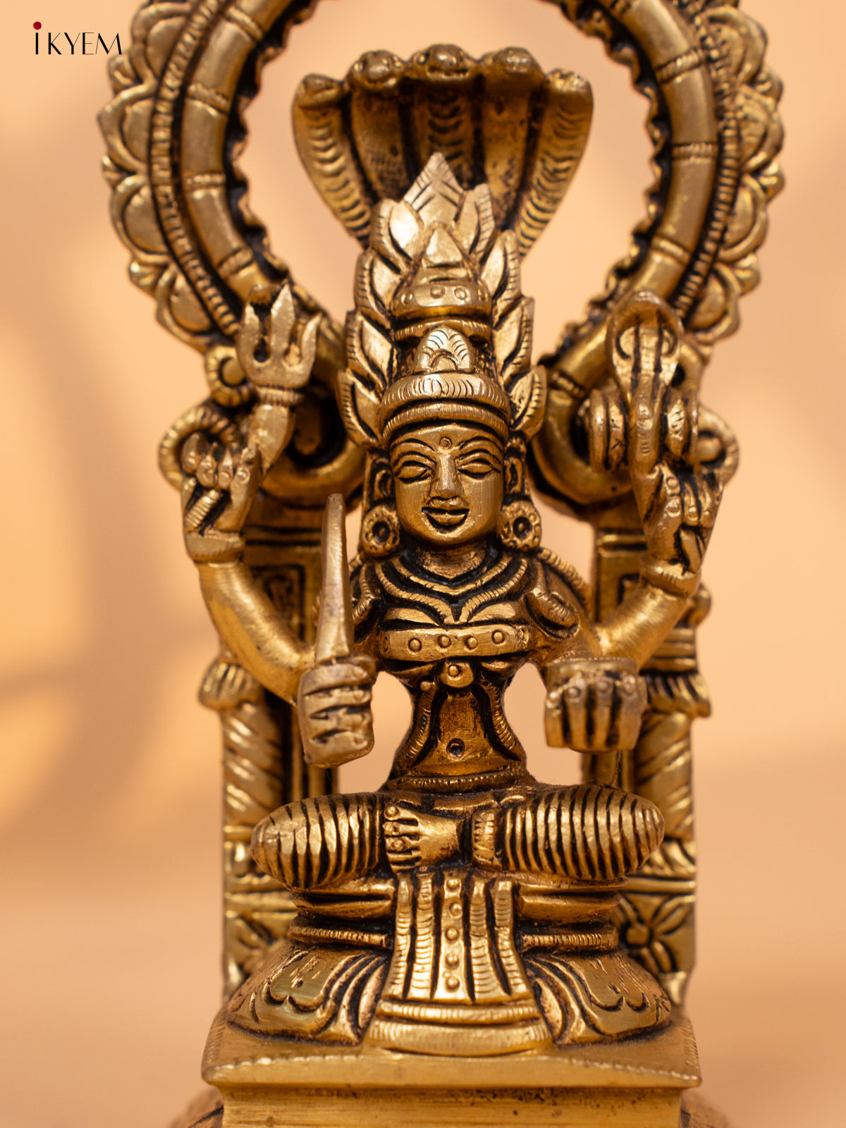 Goddess Kamakshi Idol Brass Idol - 7.2 Inch - 3E31191