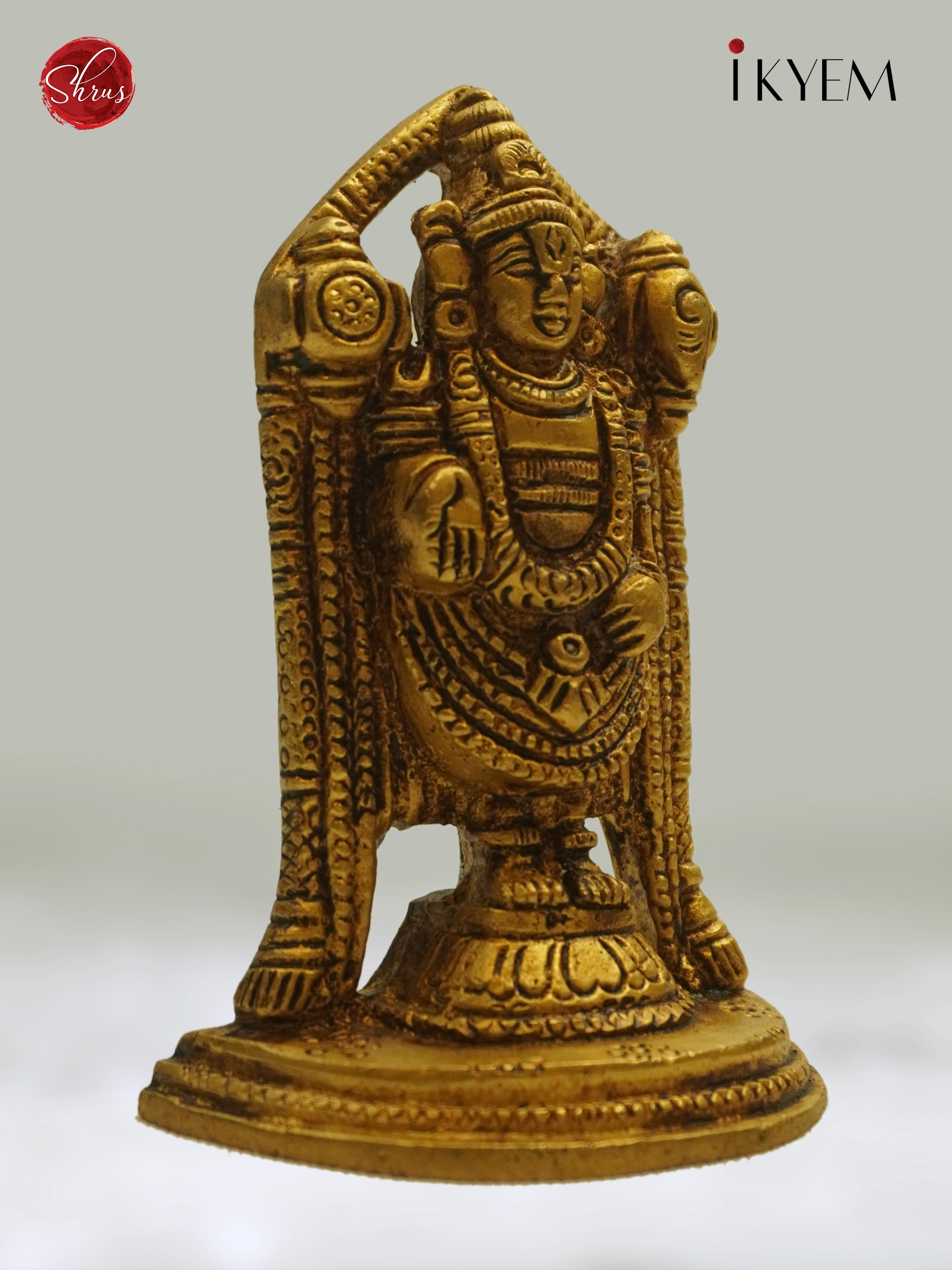 Lord Balaji Idol - 3.7 Inch- 3E31211