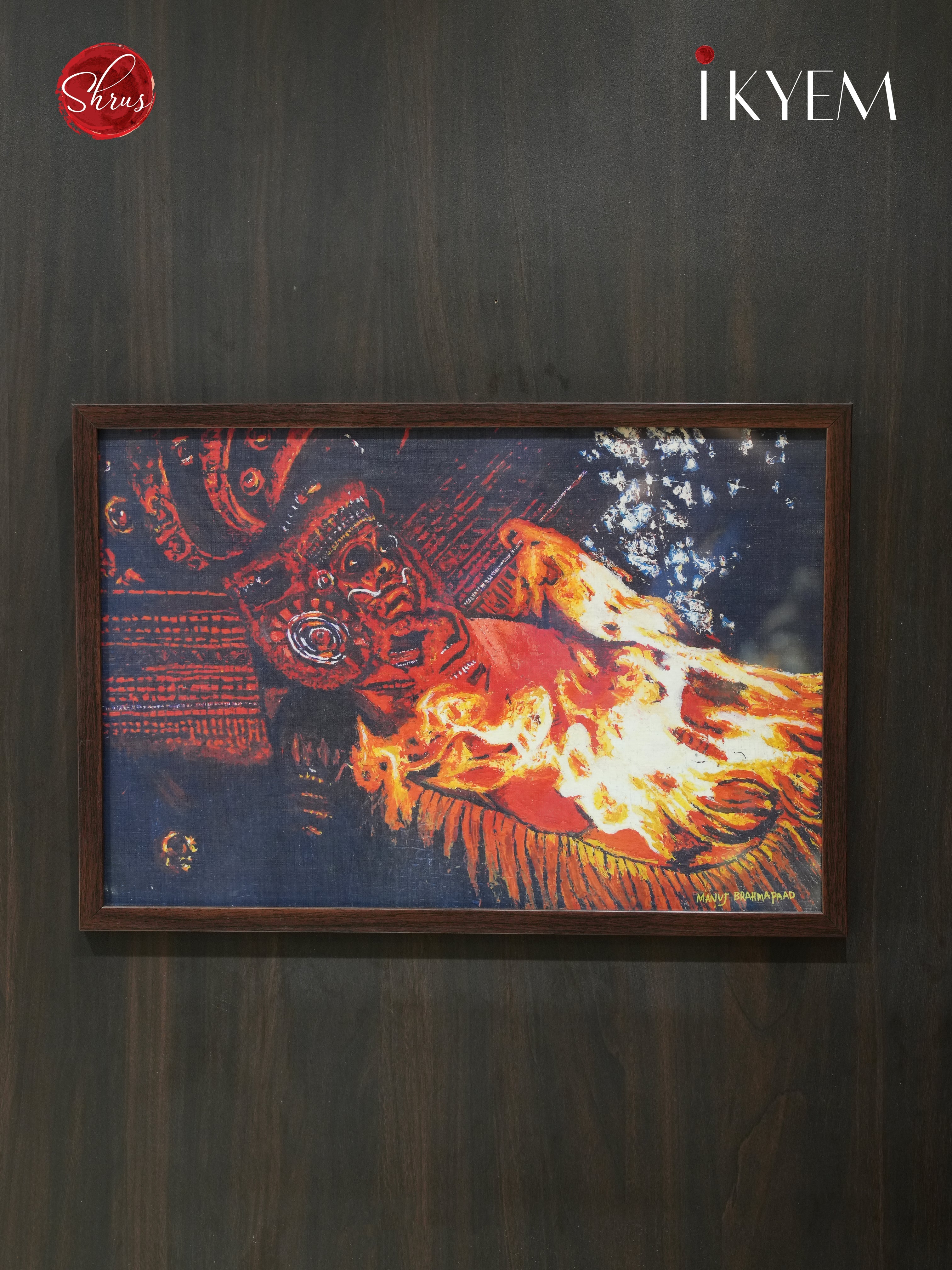 Kathakali Performance - Burning Kathakali Artwork
