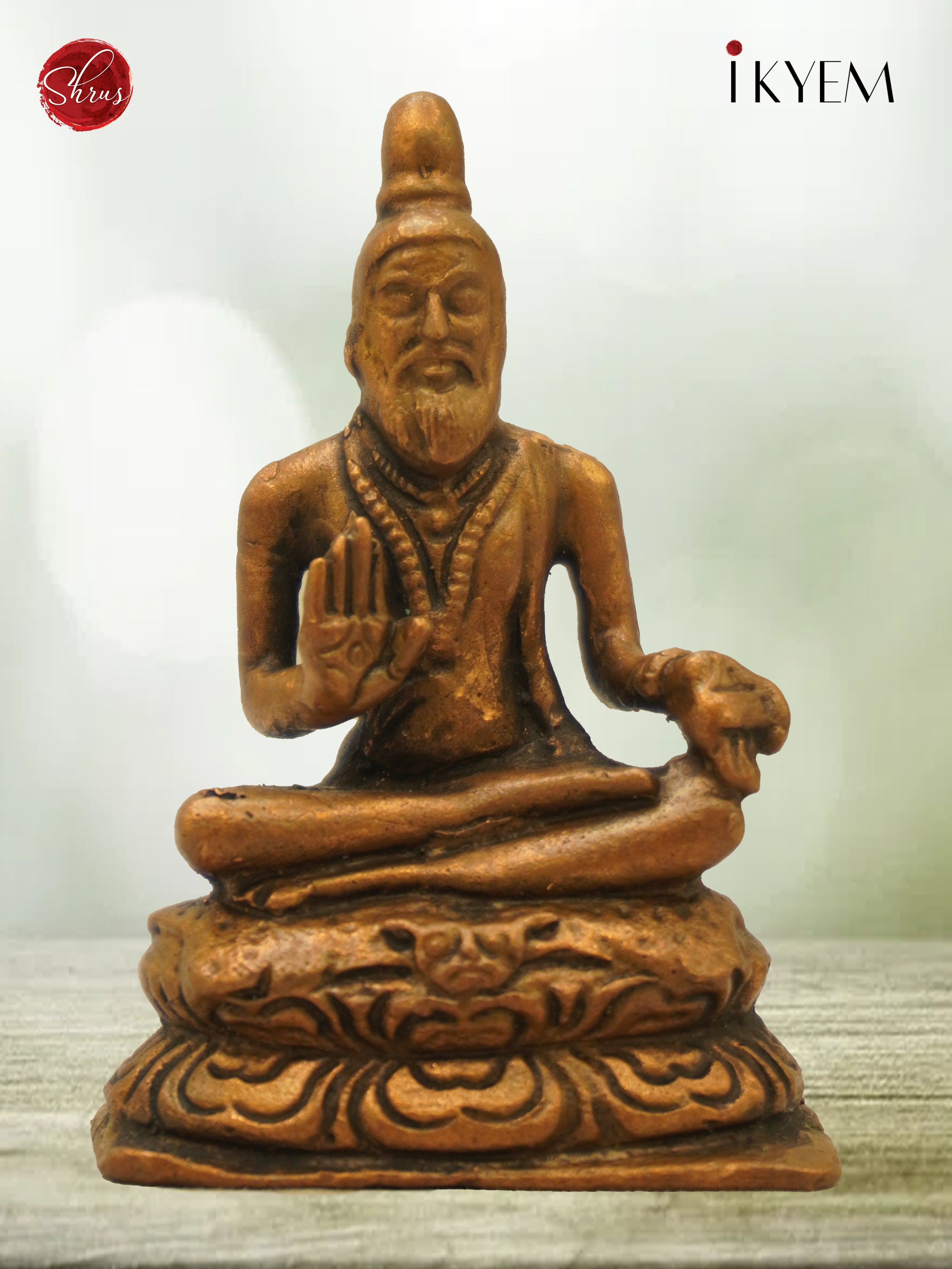 Thiruvalluvar - Copper Idol - Shop on ShrusEternity.com