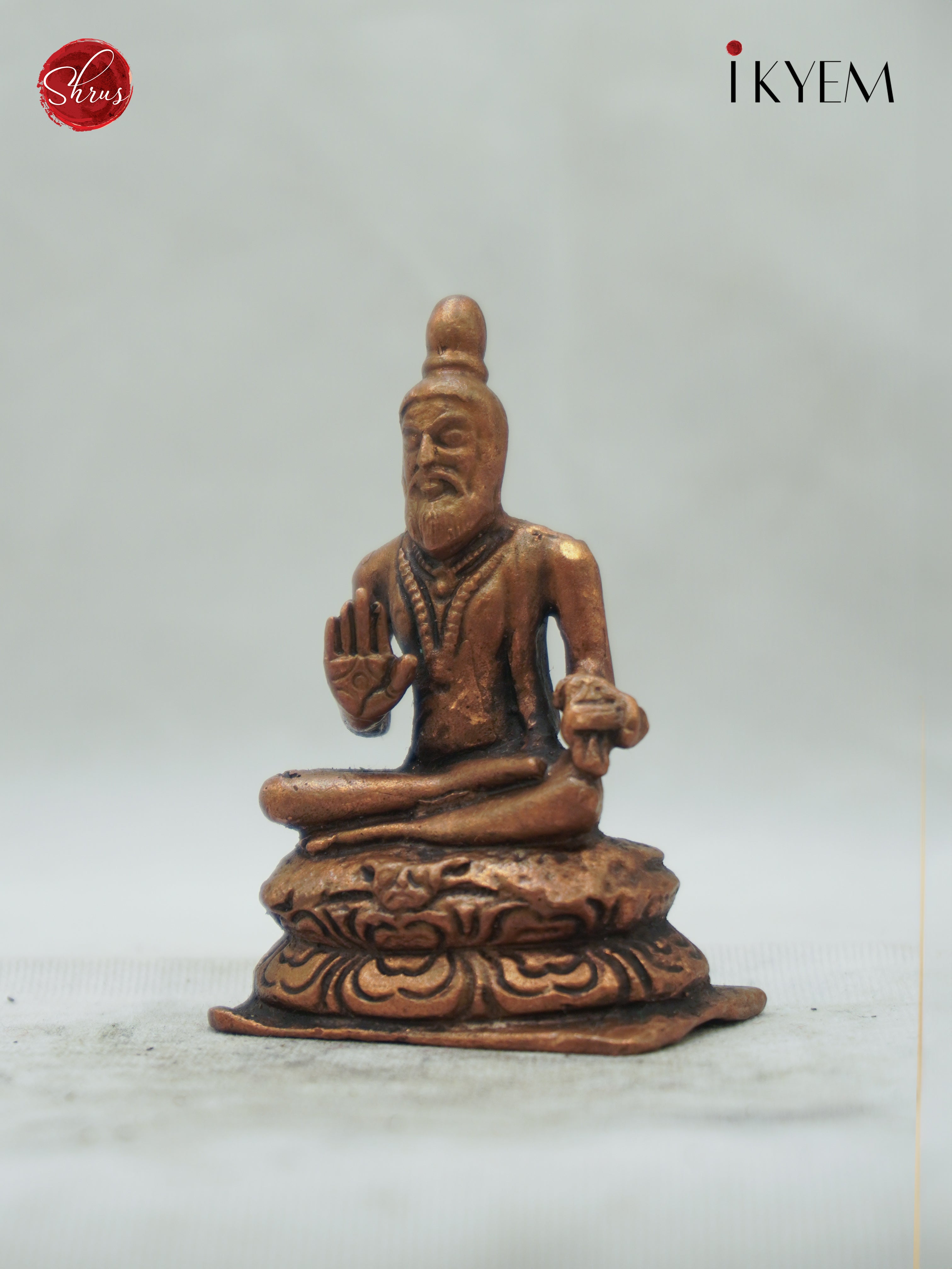 Thiruvalluvar - Copper Idol - Shop on ShrusEternity.com